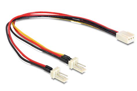Molex 3 pin female 2x Molex 3 pin male