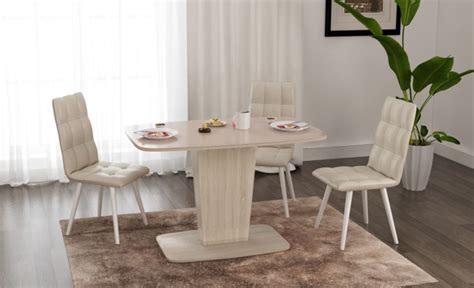 Стол обеденный Раздвижной Стол на центральной опоре, 120х75х75 см ...