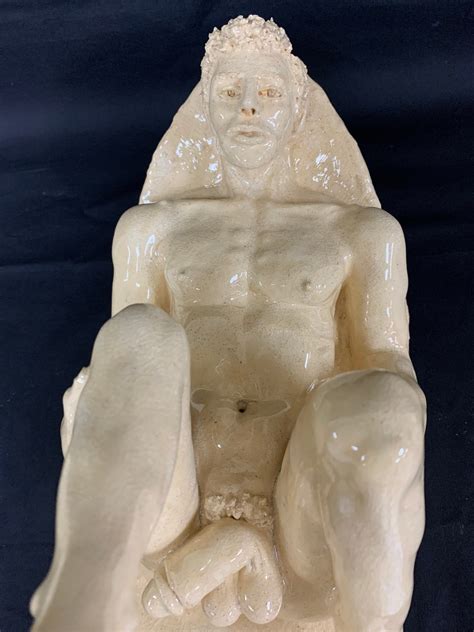 Reclining Male Display Holder Naked Circumcised Attractive Muscular Male Nude Male Wine