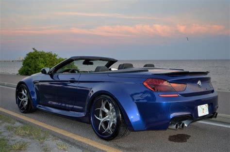 2013 Bmw M6 Convertible Wide Body Custom Kompression Wheels Carbon Fiber Dct Wbslz9c50ddz78164