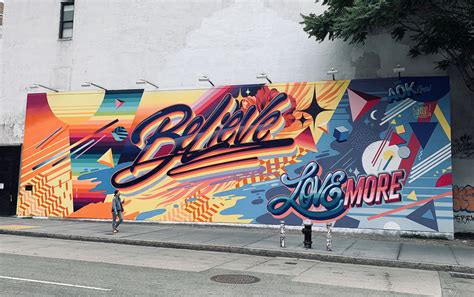 Mural. Houston St. NYC. | Mural, Nyc, Neon signs