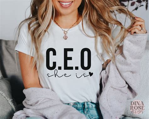 CEO She Is Svg CEO Svg Boss Babe Svg Small Business Owner Svg Entrepreneur Quotes Svg Png