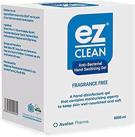 Avalon Pharma Ez Clean Sanitizer Gel Bag Ml Buy Online At Best