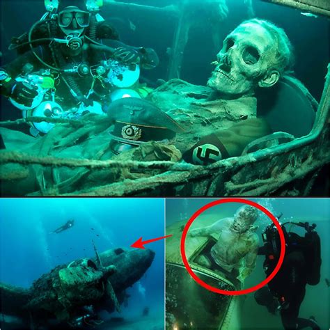 75-Year-Old Mystery: Diver Breaks Silence on Body Trapped in Plane