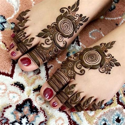 Simple Mehndi Designs For Foot Design Talk