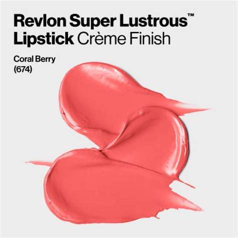 Revlon Super Lustrous Lipstick 674 Coral Berry 1 Ct Kroger