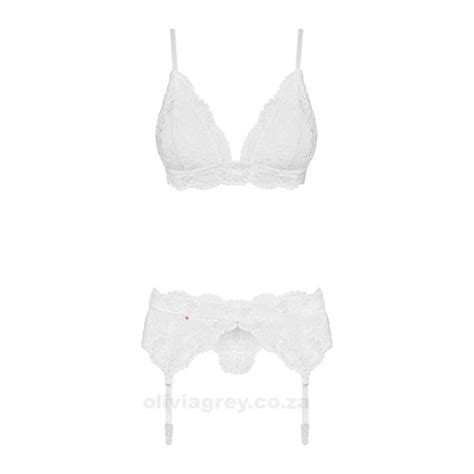 Snow White Lingerie Set Obsessive Sex Shop Olivia Grey