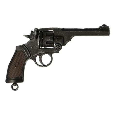 Revolver Webley Mk Iv Calibre En M Tal Noir Machinegun