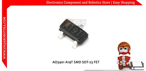 jual AO3401 A19T SMD SOT-23 FET