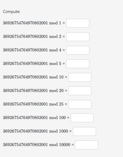 Solved compute the | Chegg.com
