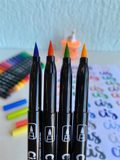Canetas Brush Pen - Caneta Brush Pen