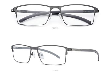 FONEX титановый сплав оптические очки мужские сверхлегкие квадратные ...