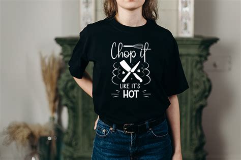 Chop It Like It S Hot Funny Kitchen Svg Artbubbles
