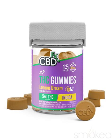 Cbdfx Delta 9 Thc Cbd Gummies Lemon Dream