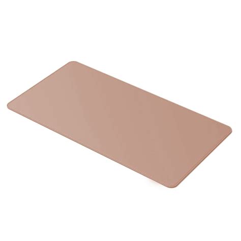 Desk Pad Grande Couro Nude Feltro Costurado Básico Shopee Brasil