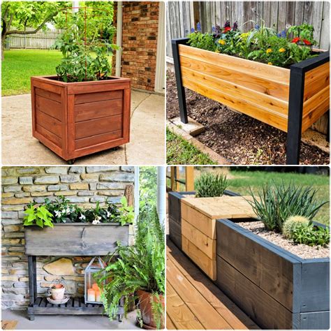 25 Free DIY Planter Box Plans To Build Your Own