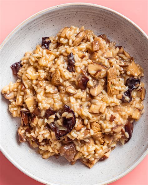 Vegan Mushroom Risotto School Night Vegan