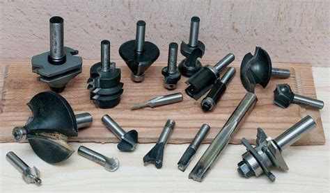 Фрезы для ручного фрезера по дереву и металлу