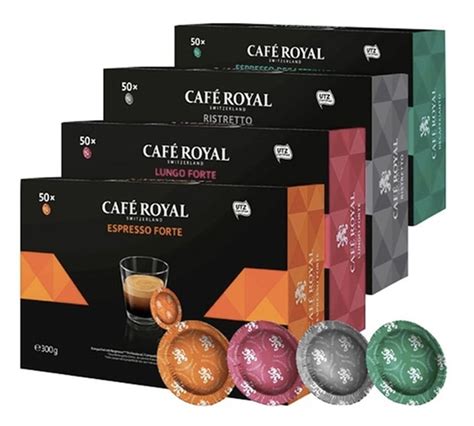 200 capsules compatibles NespressoPro Café Royal Pack découverte