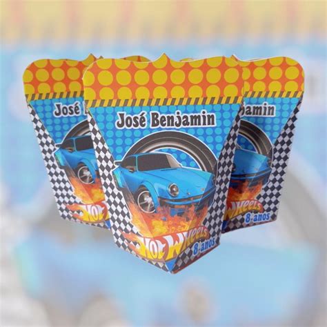 Kit Itens Personalizados Para Festas Hot Wheels Elo