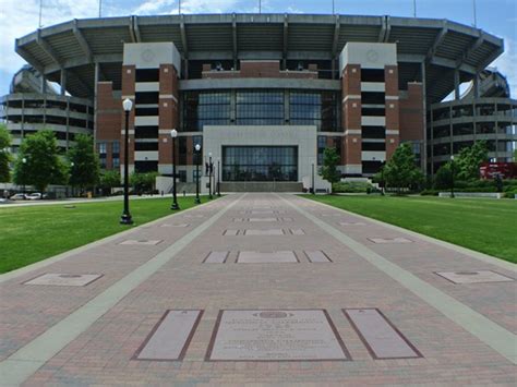 View Of Bryant Denny Stadium From University Blvd At The University Of