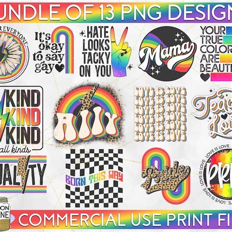 Gay Pride Sublimation Designs Etsy