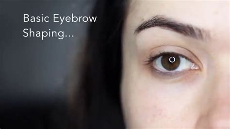 Eyebrow Tutorial For Beginners Youtube