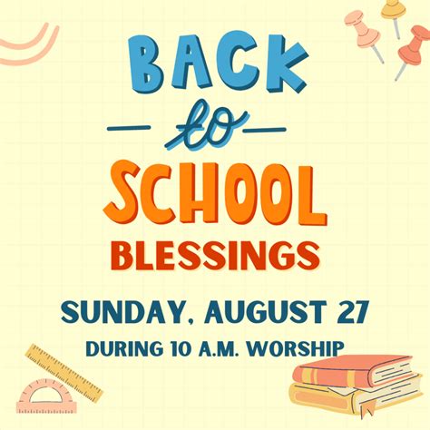 Back To School Blessings First United Methodist Church Of Santa Monica