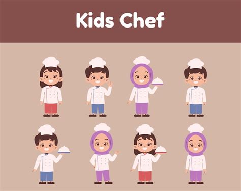 Premium Vector Chef Kids