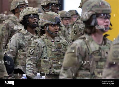 Soldiers Assigned To 3rd Expeditionary Sustainment Command Sing The