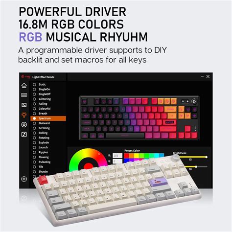 Buy EPOMAKER CIDOO ABM TKL Hot Swap RGB Ghz Bluetooth Wired Mechanical Knob