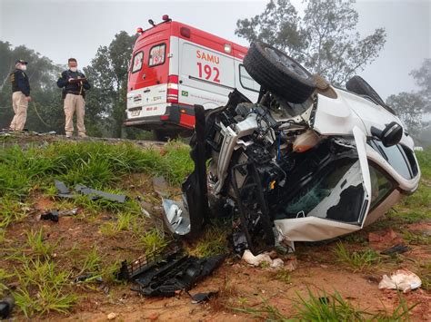 Uma Pessoa Morre E Outra Fica Gravemente Ferida Após Acidente Na Br 280