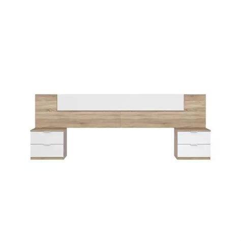 T Te De Lit Linea Chevets Et Tiroirs Blanc Mr Scandinave