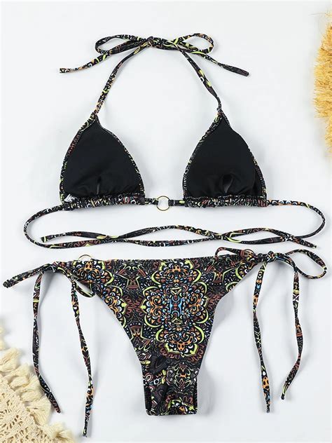 Sexy Women Bikini Micro Bikini Sets Push Up Female Swimsuit Thong Brazilian Swimwear Two