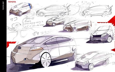 Toyota car sketch | Car sketch, Car art, Toyota cars