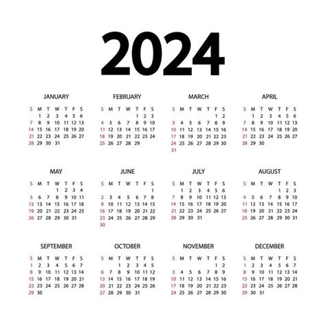 Scarica Modello Di Calendario Per Lanno 2024 Agenda Planner In Stile
