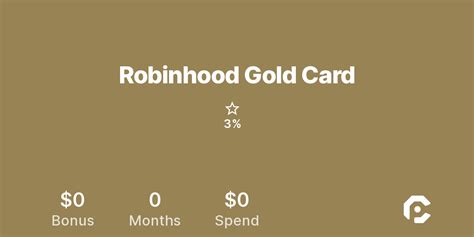 Robinhood Gold Card | CardPointers