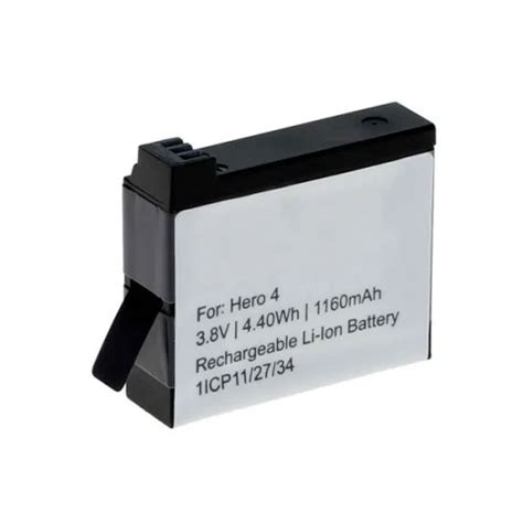 Batterie pour GoPro Hero4, Hero 4 black edition, Hero 4 silver edition ...