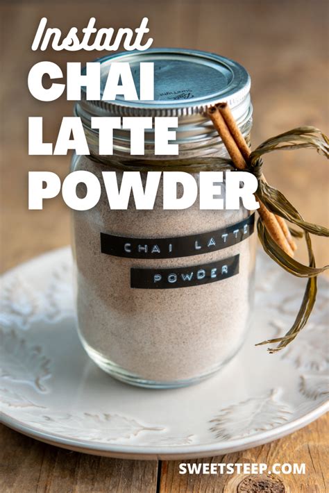 Quick and easy chai tea latte powder recipe that you can make in ...