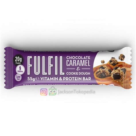 Jual Fulfil Protein Bar Chocolate Caramel Cookie Dough Energy