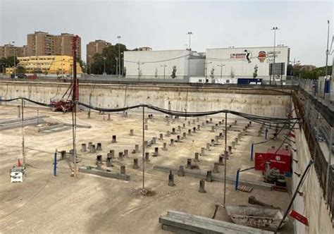 Cimentación del nuevo recinto multiusos Casal España Arena de València