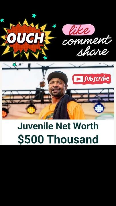 Juvenile Net Worth at $500 Thousand 🤔 #hotboys #juvenile #lilwayne #