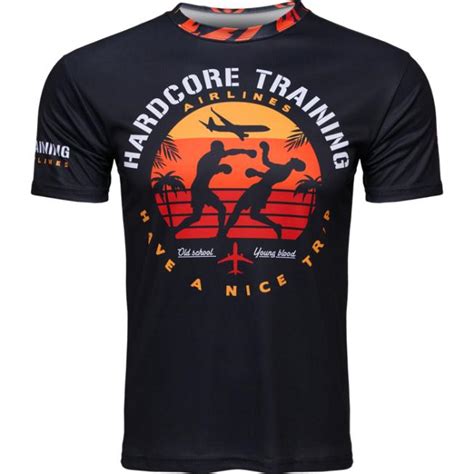 Тренировочная футболка Hardcore Training Voyage Black купить с
