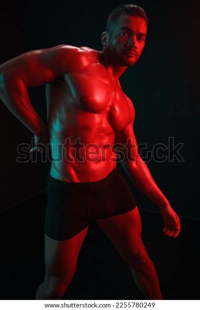 Man Bodybuilder Posing Muscles Nude Fitness Stock Photo 2255780249 Shutterstock