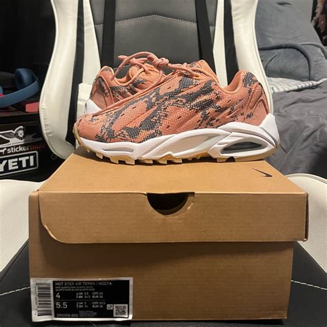 Drake Nocta Nike Hot Step Air Terra Snakeskin Pink Qu Gem
