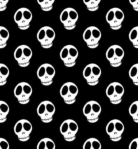 Vinilo Halloween Patrón De Calaveras Tenvinilo