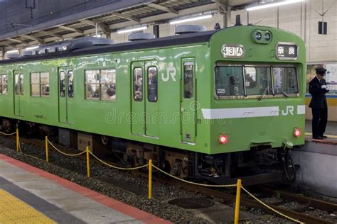 JR Train Standing at Railway Stations, Tokyo Editorial Stock Image ...