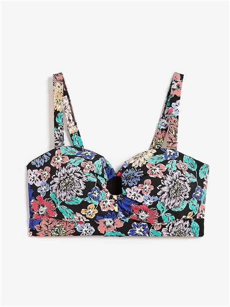 Haut De Bikini Bandeau Fleuri Avec Petite Ouverture Penningtons