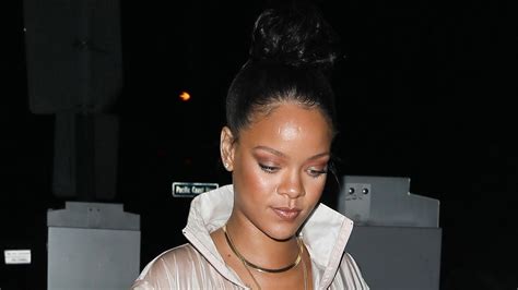 Rihanna Brings Blue Hair And A Bejeweled Bikini To Crop Over Festival Vogue