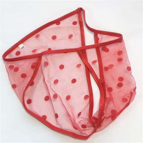 K342H K342 Mens String Bikini Contoured Pouch C Thru Sheer Mesh Tulle EBay